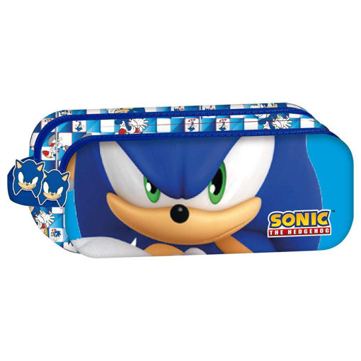 Picture of SONIC 2 COMPARTMENT PENCIL CASE